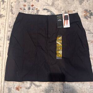 Eddie Bauer Black Pencil Mini Skort
